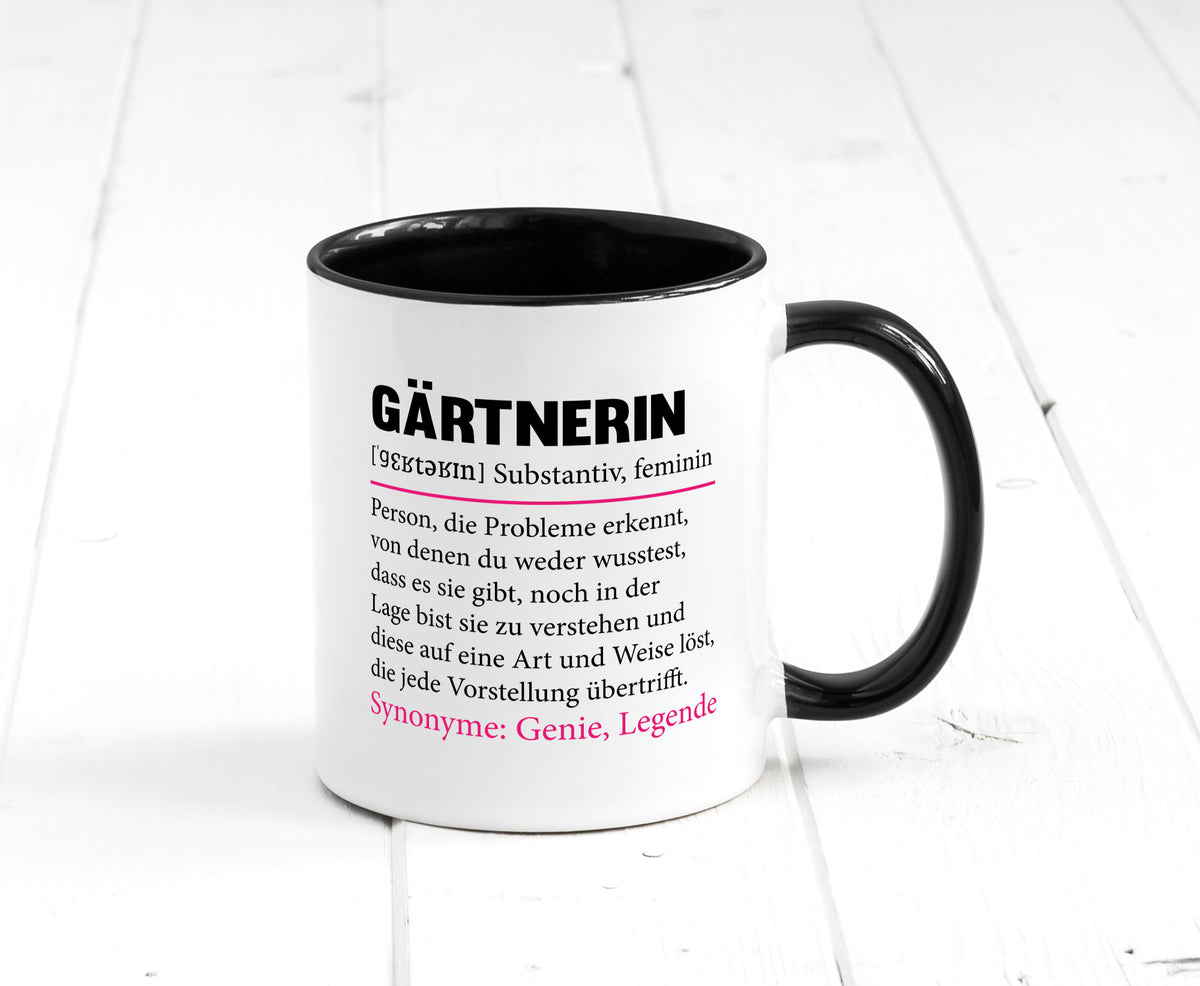 Gärtnerin | lustig Gartenbau Beruf Spruch Geschenk Arbeit Kollegen Büro Tasse