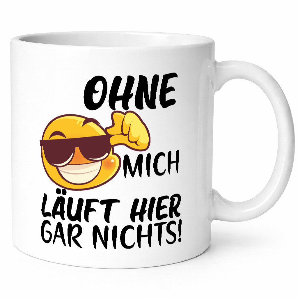 Ohne mich läuft hier nichts | Smiley Kollege Arbeit lustig Kollegen Büro