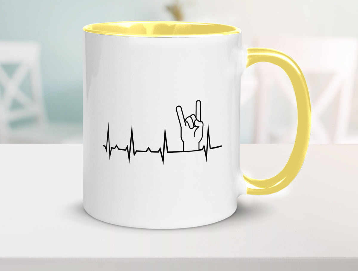Heavy Metal Motiv | Rocker Musiker Rock Musik Geschenk Humor Geschenkidee Tasse
