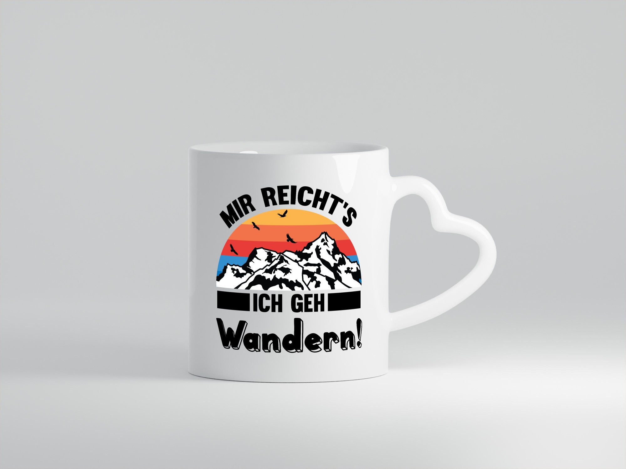 Mir reichts ich geh Wandern | Berge Laufen Natur Humor Geschenkidee Tasse