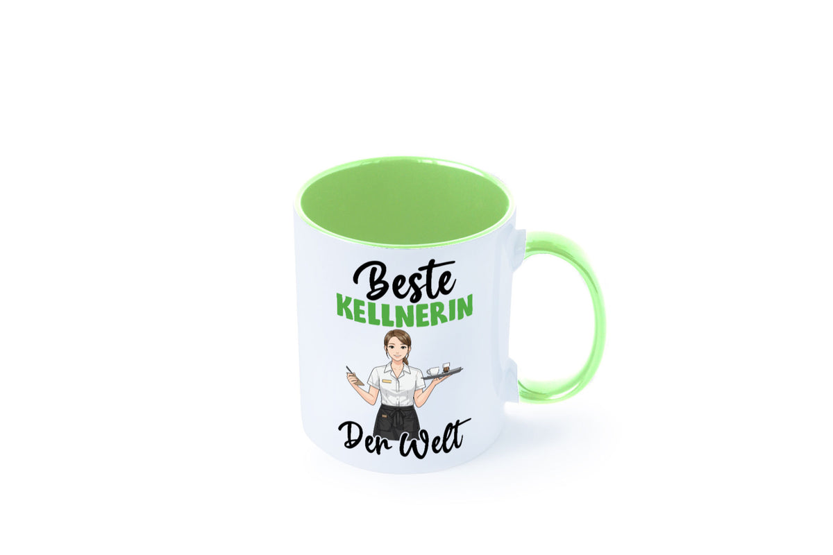 Beste Kellnerin | Beruf kellnern Bedienung v2 Humor Arbeit Kollegen Büro Tasse
