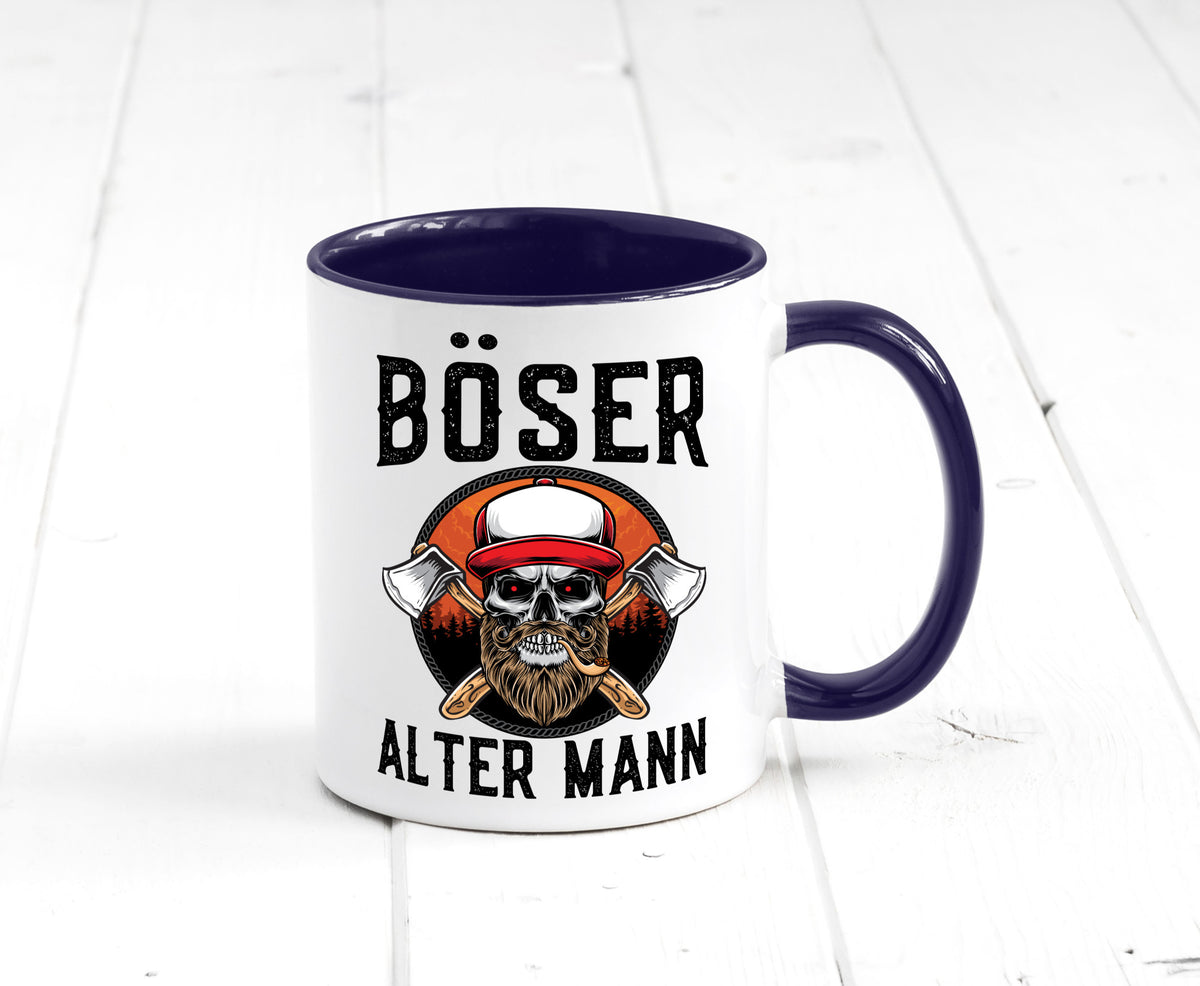 Böser alter Mann Humor Geschenkidee Tasse