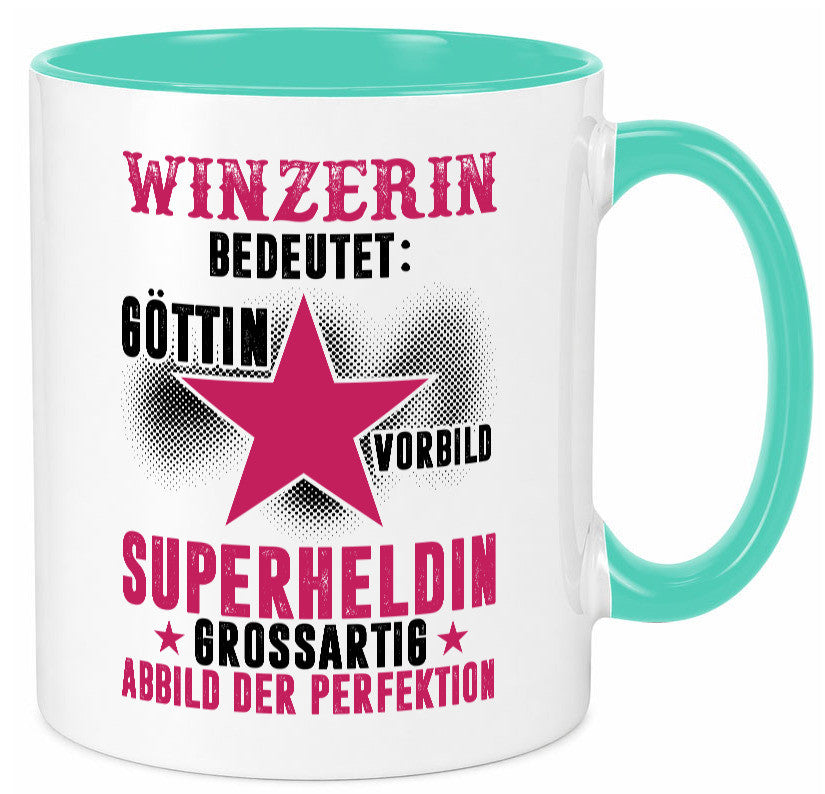 Bedeutung von Winzerin | Weinbauer Wein lustiger Spruch Geschenk Humor