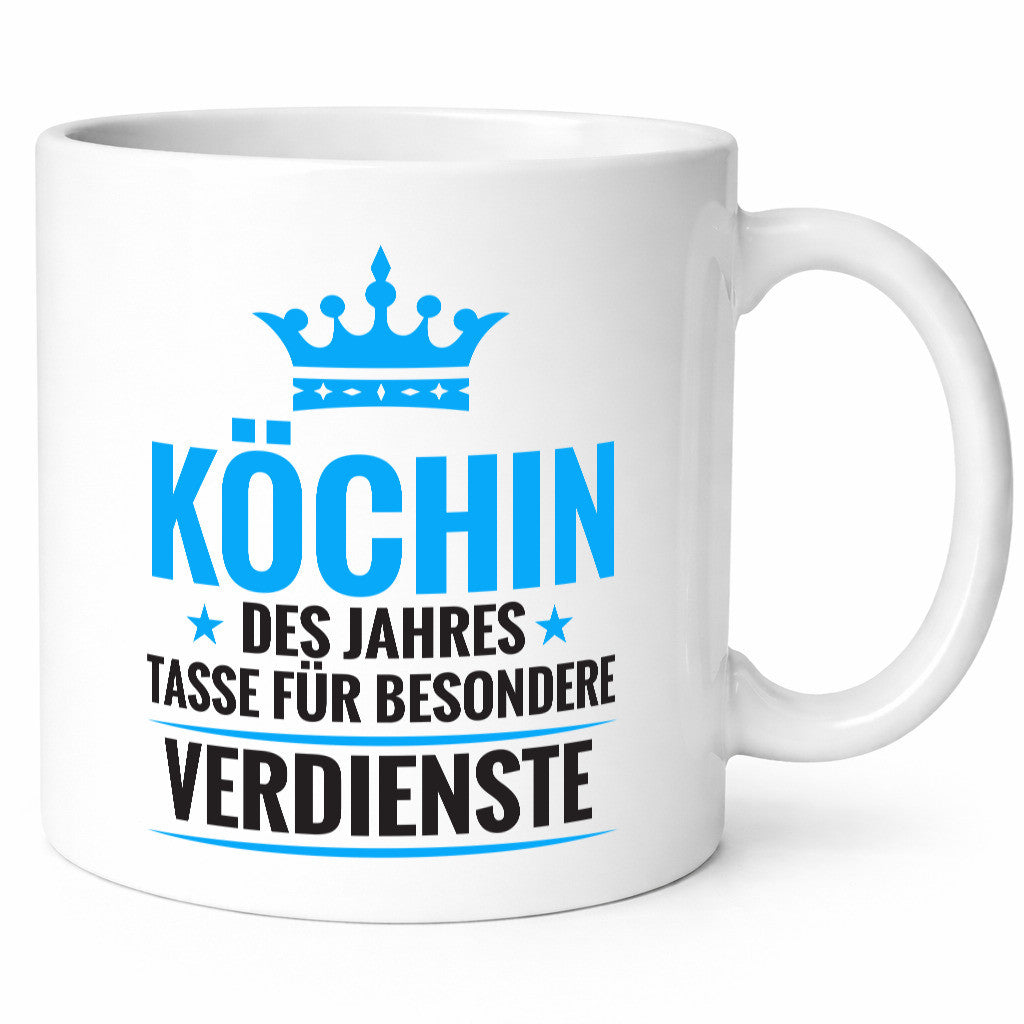 Besonderer Verdienst: Köchin | Chefköchin Chefkoch Geschenkidee Arbeit Kollegen