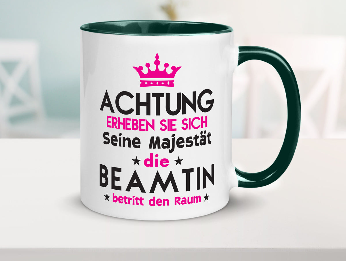 Seine Majestät Beamtin | Verbeamtung öffentlicher Dienst Geschenkidee Humor Tasse