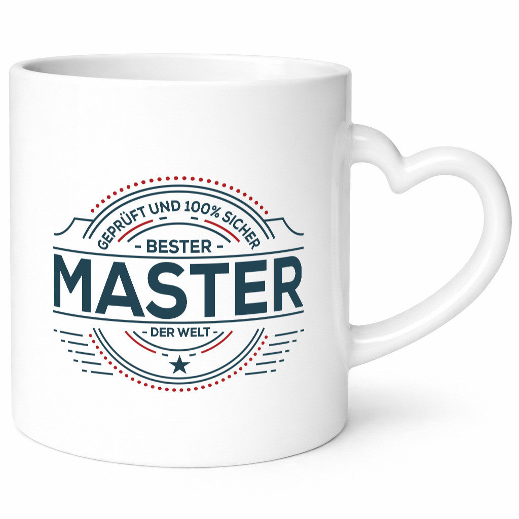 Geprüft und sicher: Master | Universität Student lustig Humor Geschenkidee