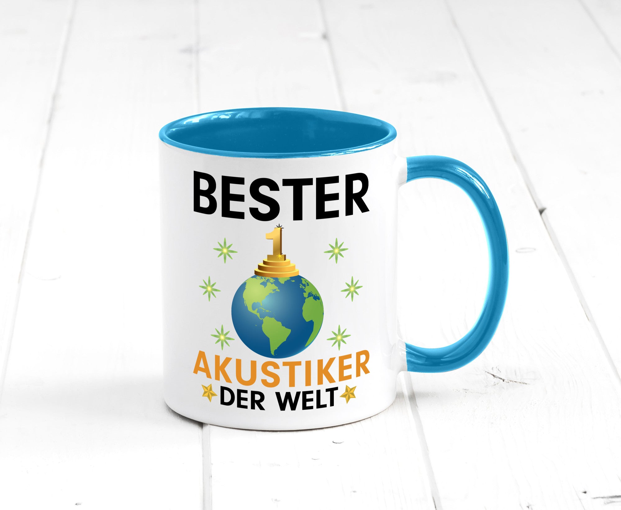 Welt Bester Akustiker | Akustik Hörgeräteakustik Geschenkidee Humor Tasse