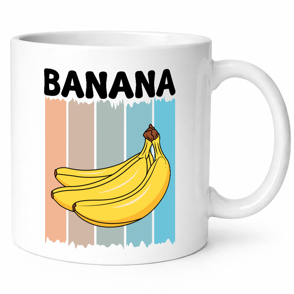 Retro Banana | Bannane Frucht Geschenk Humor Geschenkidee lustiger Spruch Tasse