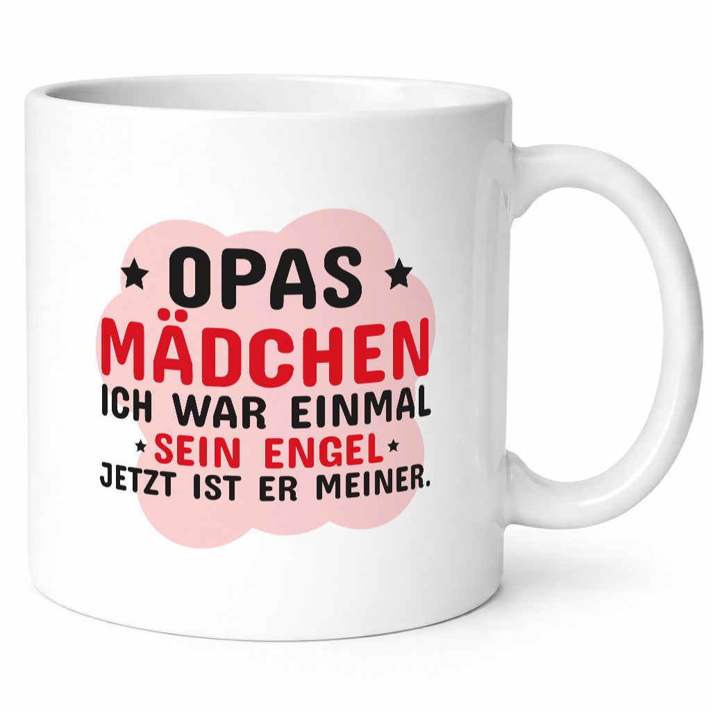 Opas Mädchen | Trauer Tasse Abschied Enkelin lustig Familie Geschenkidee