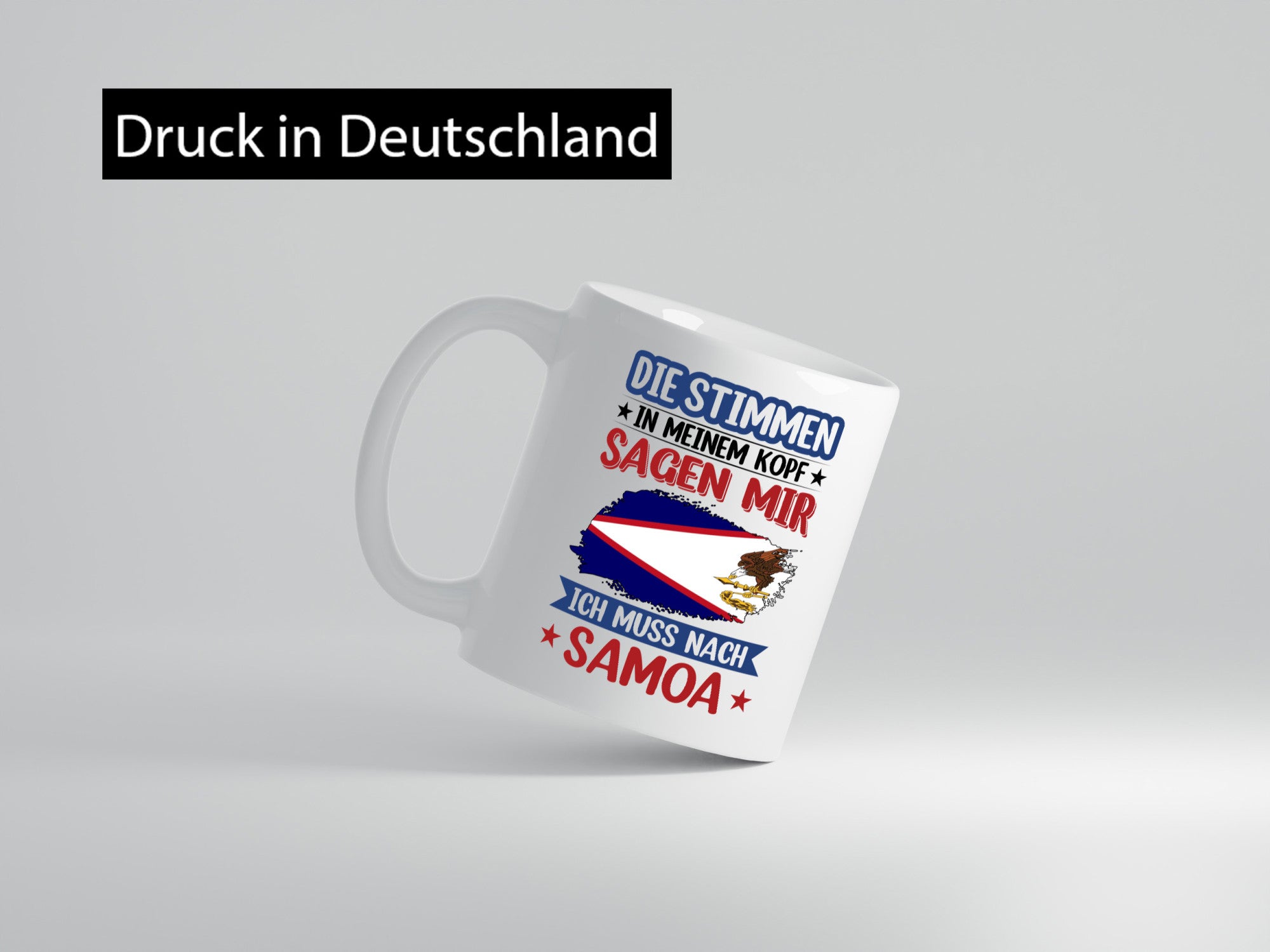 Samoa | Urlaub Stimmen in meinem Kopf Traumland lustiger Spruch Geschenk Humor