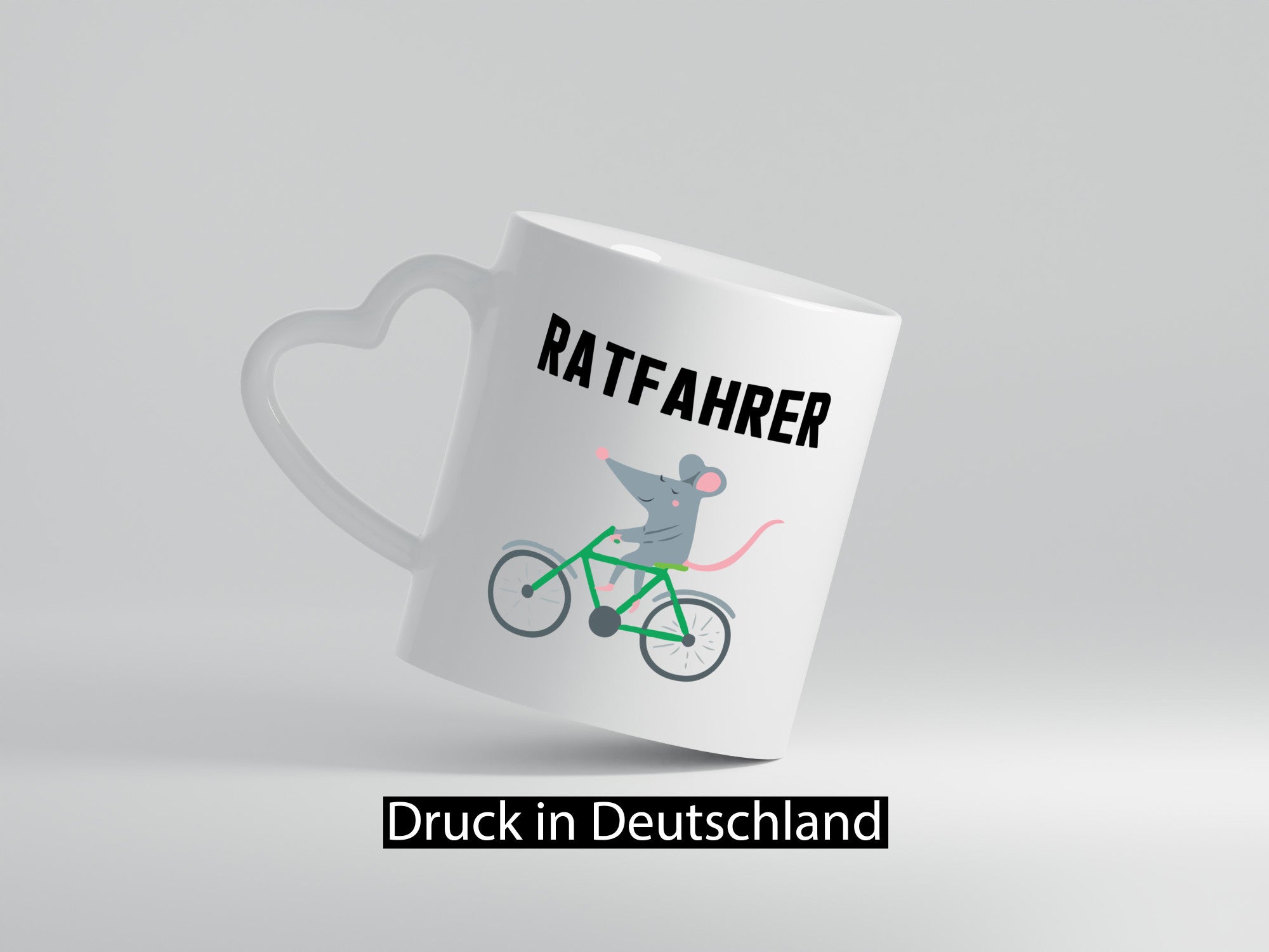 Ratfahrer Motiv | Radfahrer Tasse Ratte lustig Geschenkidee Humor