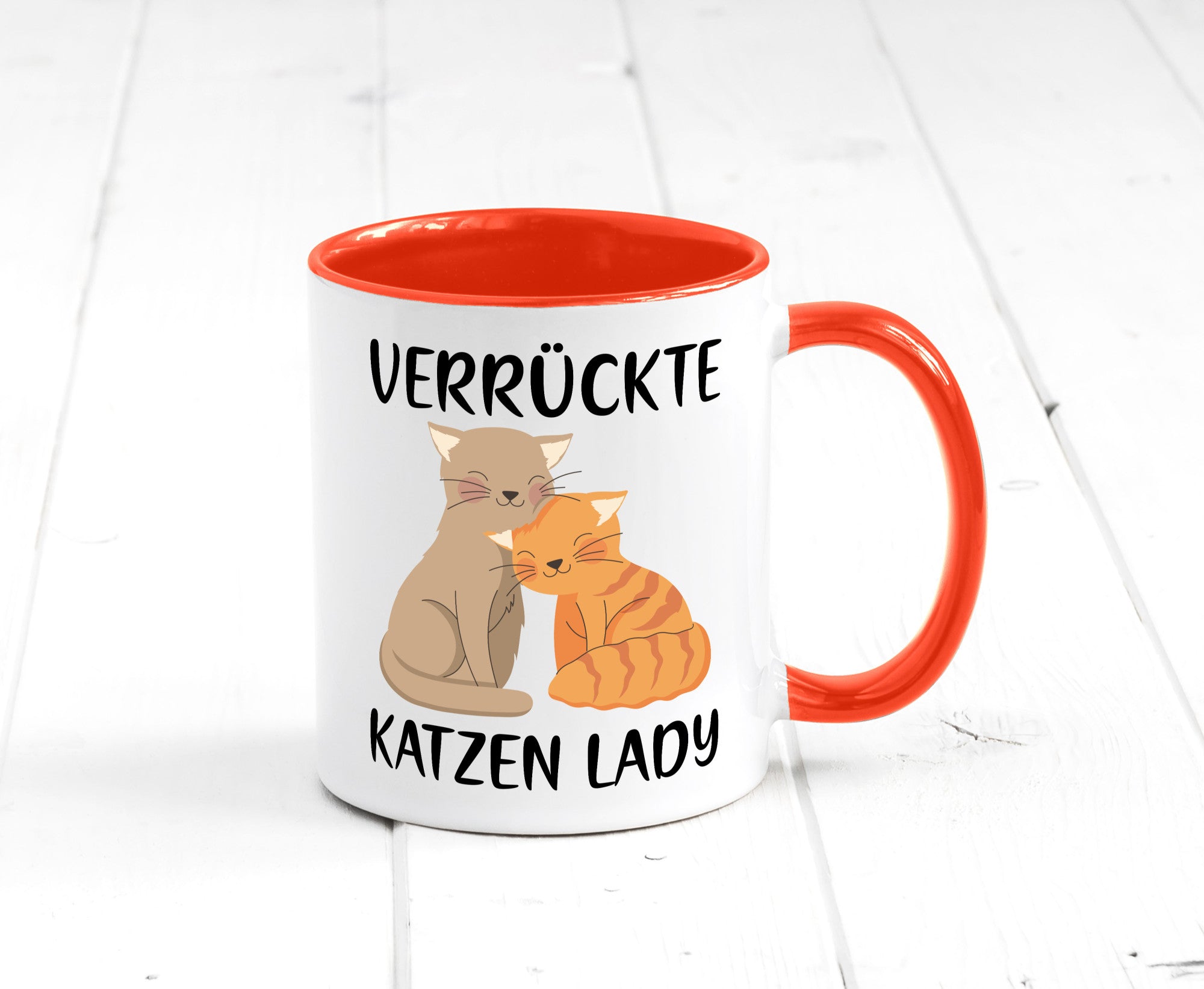 Verrückte Katzen Lady | Ich liebe Katzenliebhaber Geschenk Tierliebhaber Humor