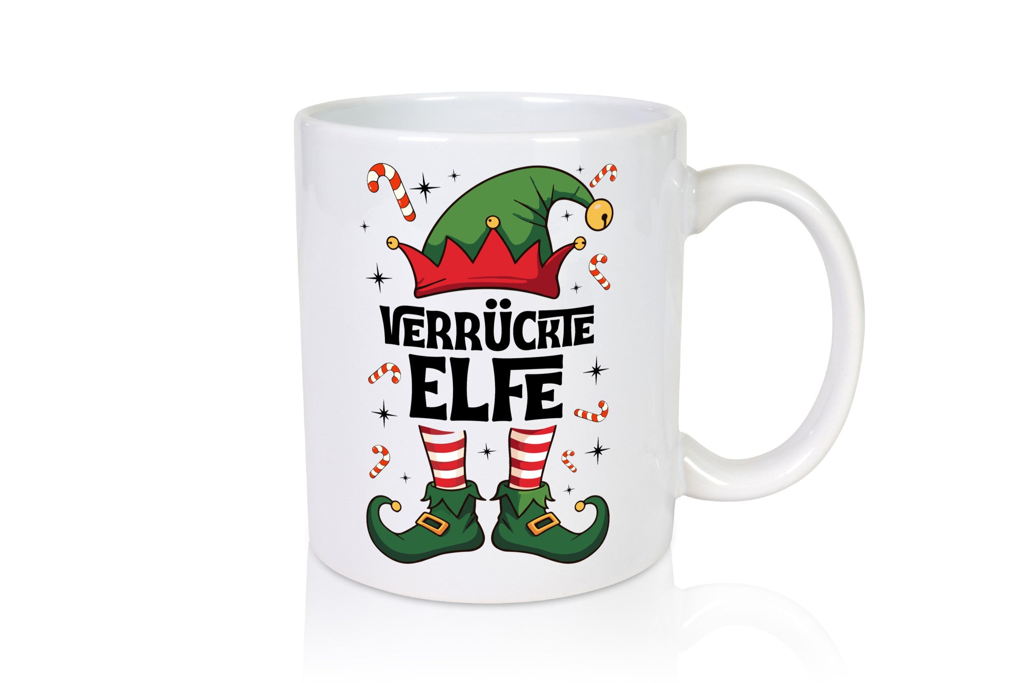 Verrückte Elfe | Weihnachtself Weihnachten Geschenkidee Humor Tasse