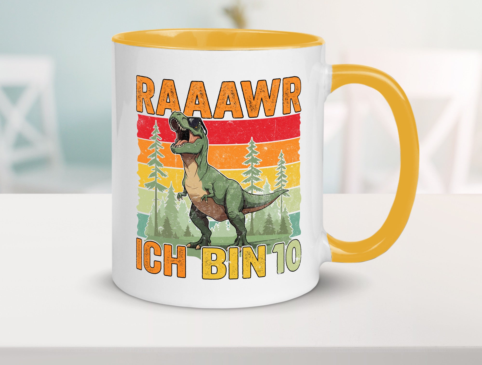 10. Geburtstag | 10 Jahre rarrrr ich bin Dinosaurier lustig Geschenkidee