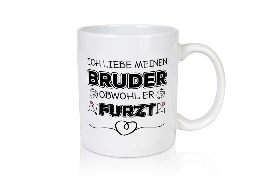 Ich liebe meinen Bruder | Furz Geschwister Statement Geschenk Humor