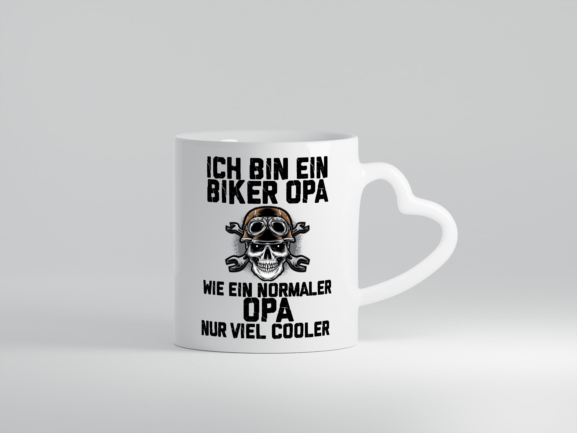 Biker Opa, wie normal, aber cooler | Motorradbrille Geschenk Familie