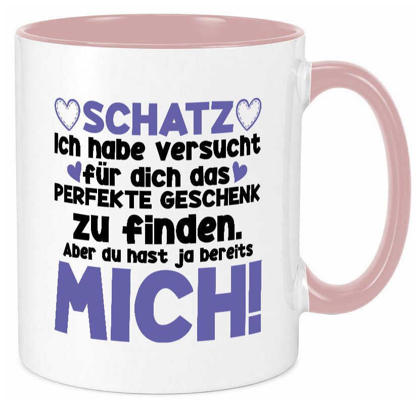 Schatz | Liebe Valentinstag Freund Freundin Herz Geschenkidee Humor Tasse