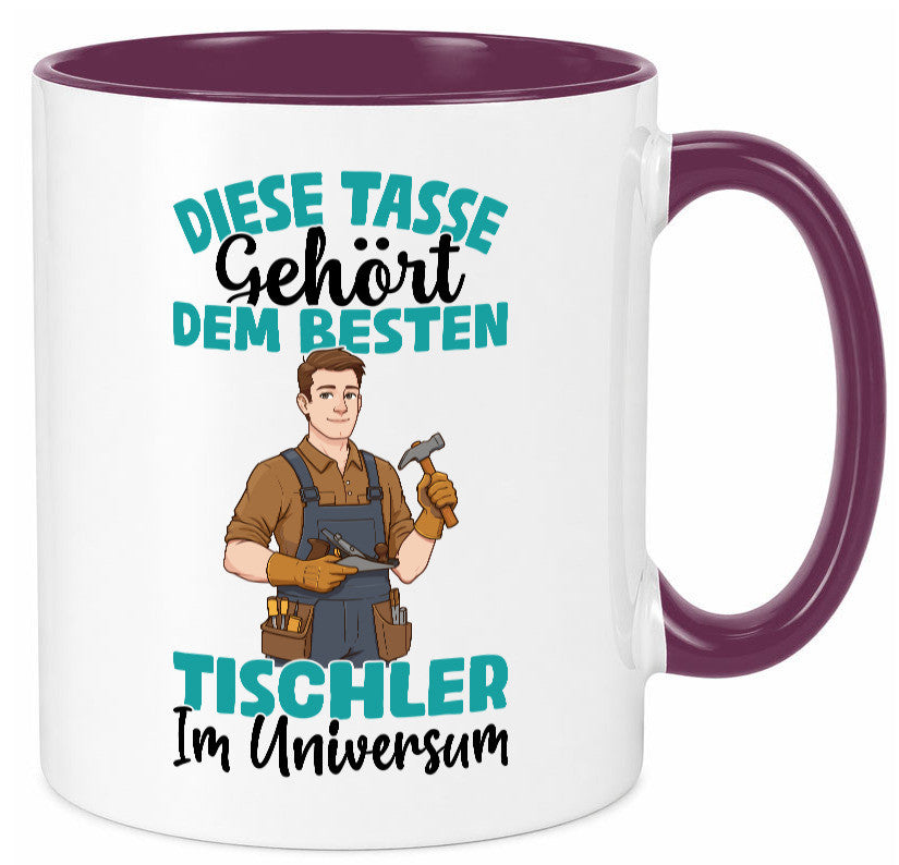 Im Universum: Tischler | Handwerk Beruf Tischlerei Geschenkidee Arbeit Kollegen Tasse