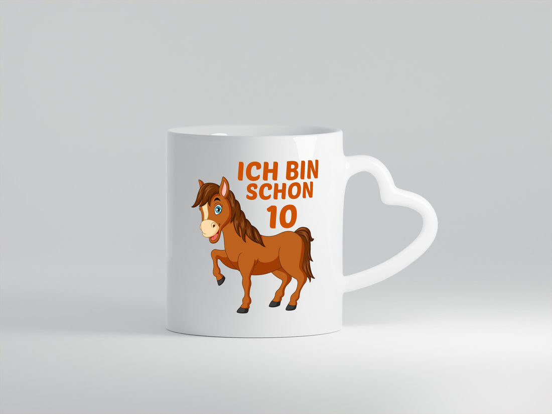 10. Geburtstag | Ich bin schon 10 Pferde Pony lustig Geschenkidee Geschenk Tasse