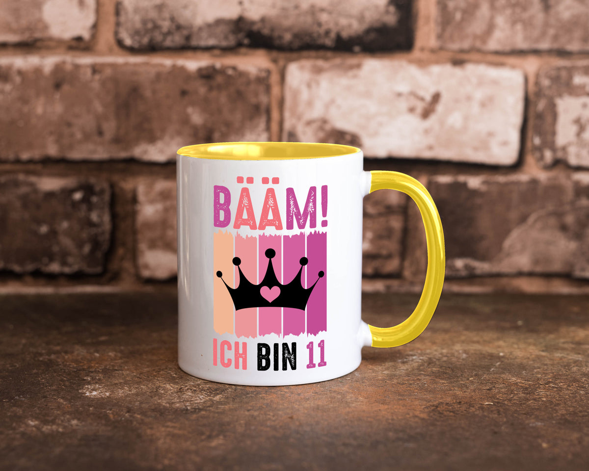 11. Geburtstag | 11 Jahre Bääm ich bin Krone Humor Geschenkidee Tasse