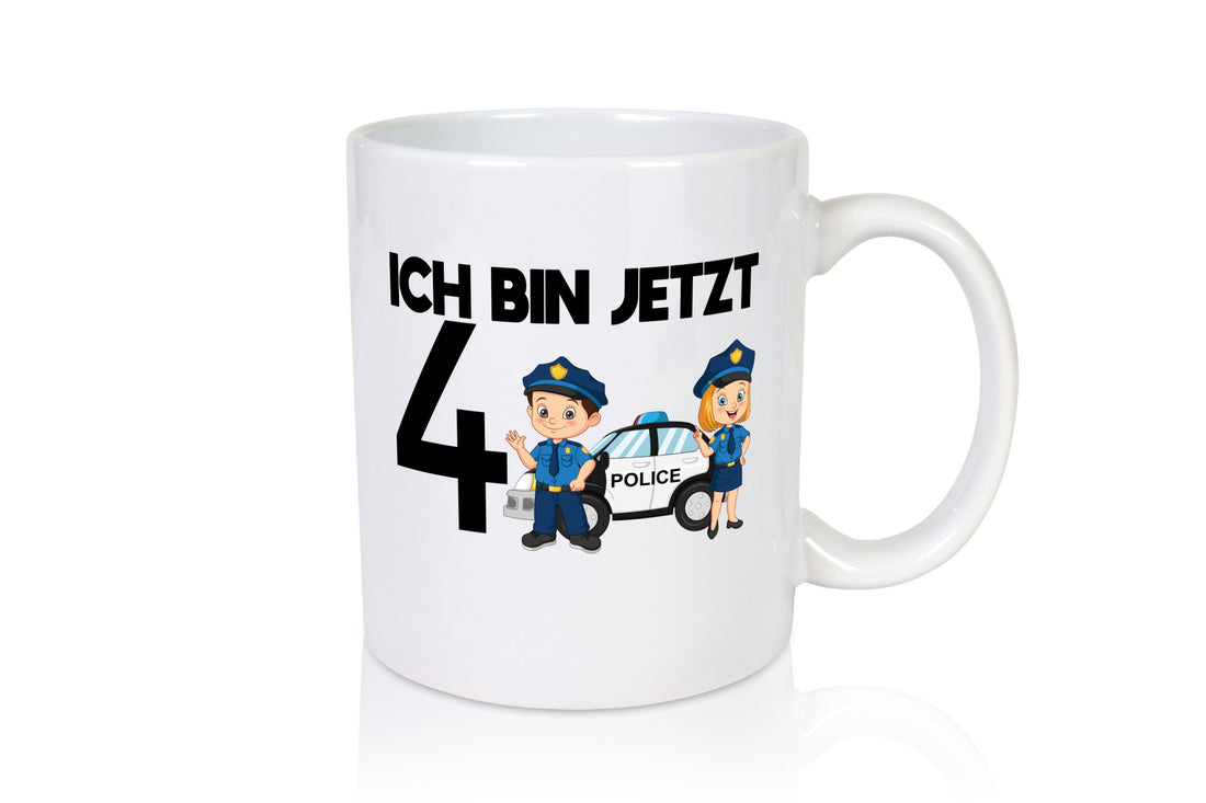 Ich bin jetzt 4 | Polizei 4. Geburtstag Jähriger Geschenk Geschenkidee lustiger