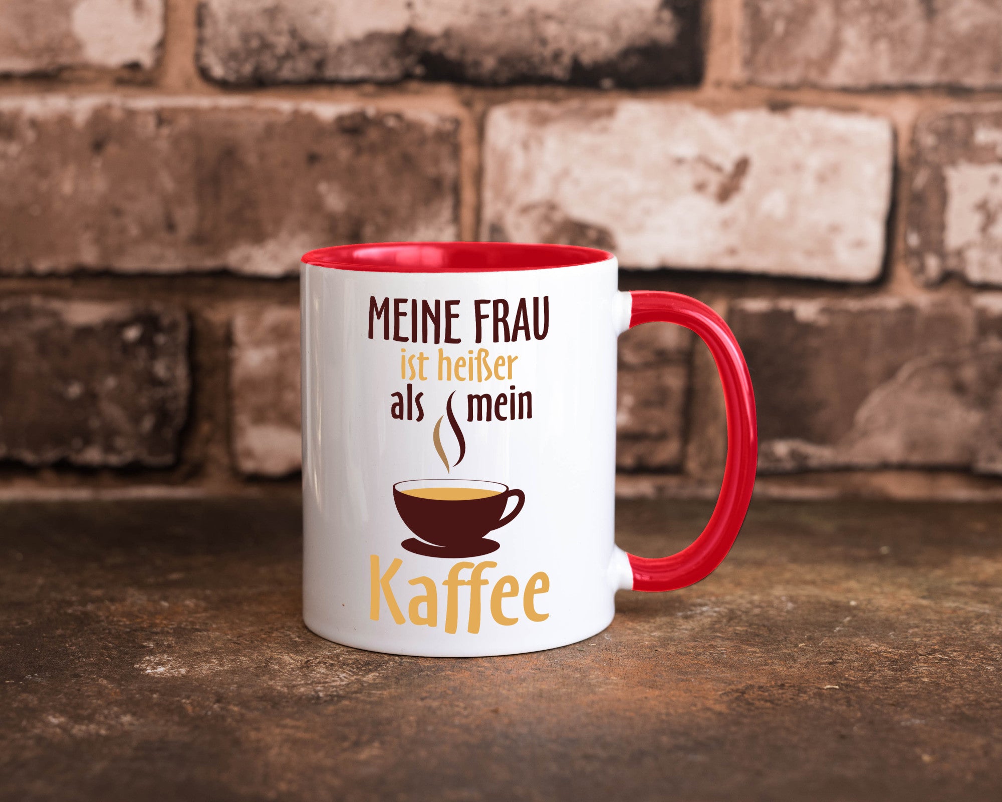 Meine Frau ist heißer als Kaffee | Ehe Partnerschaft Geschenk Humor