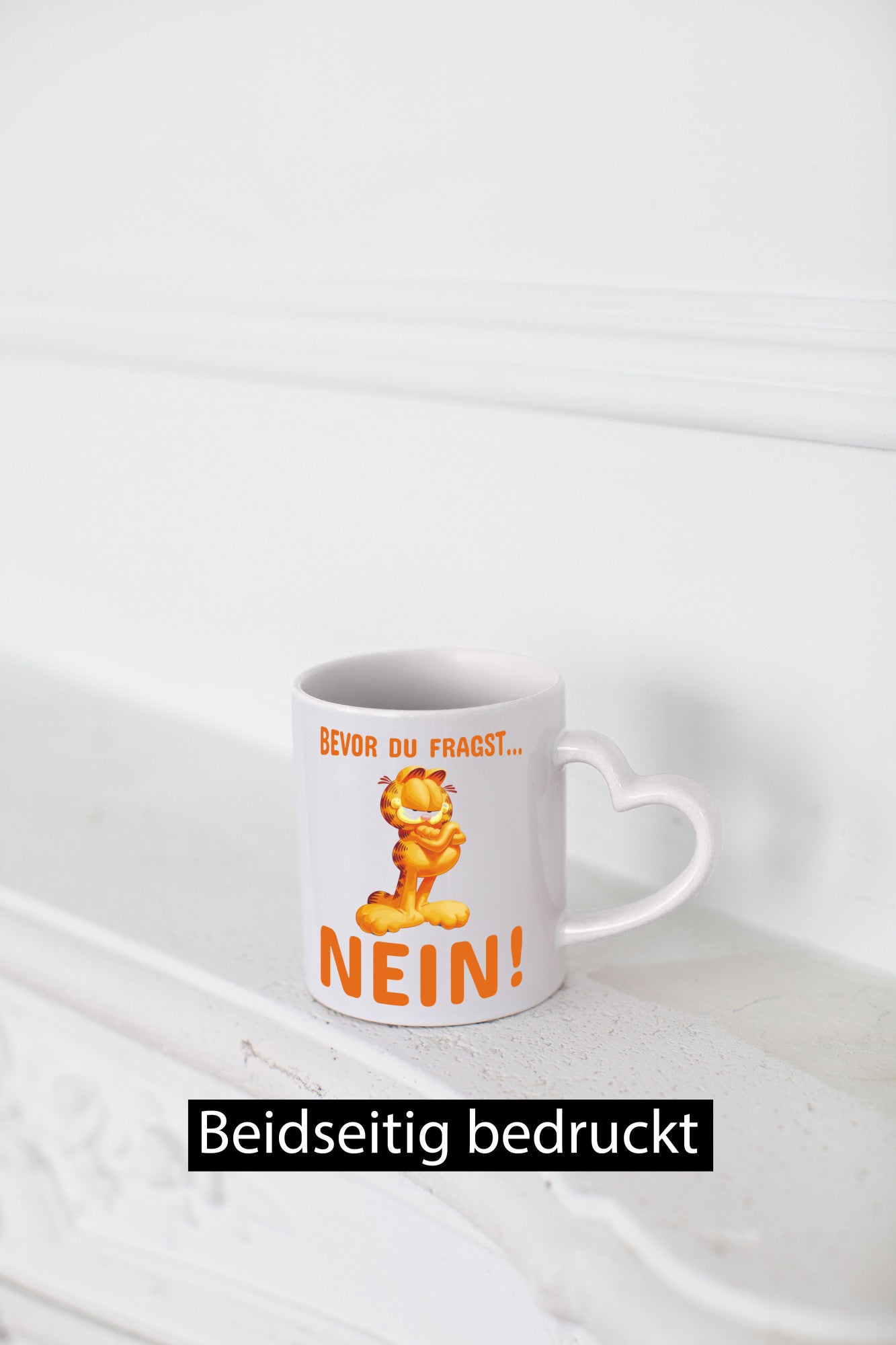 Bevor du fragst? Nein! | grimmige Katze Spruchtasse lustig Tierliebhaber Humor