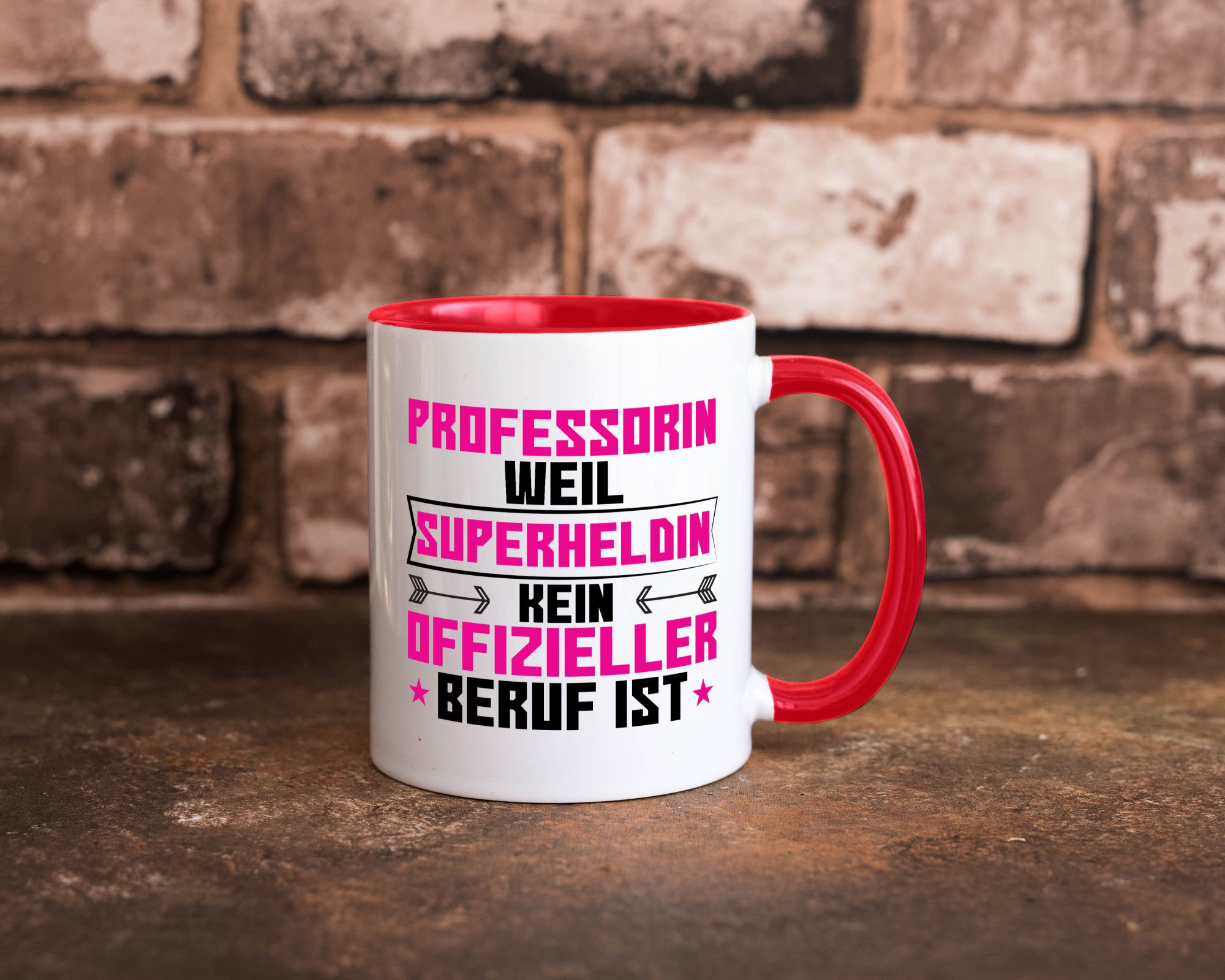 Superheldin Professorin | Uni Universität Geschenk Humor Geschenkidee lustiger