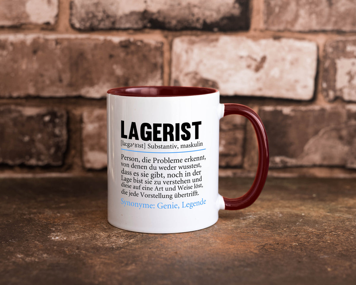 Lagerist | Spruch Beruf Lageristen Lager Arbeiter lustiger Geschenk Arbeit Tasse