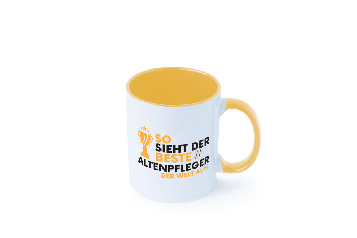 Der Weltbeste Altenpfleger | Pflegepersonal Altenheim lustig Humor Geschenkidee Tasse