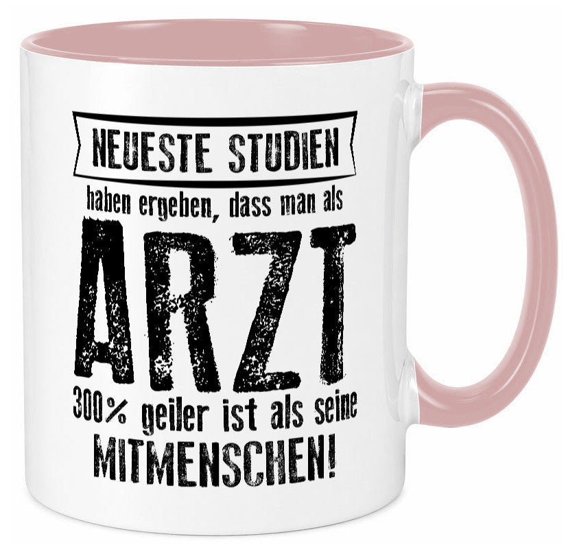Neuste Studien: Arzt | Medizin Doktor Facharzt Geschenkidee Humor Tasse