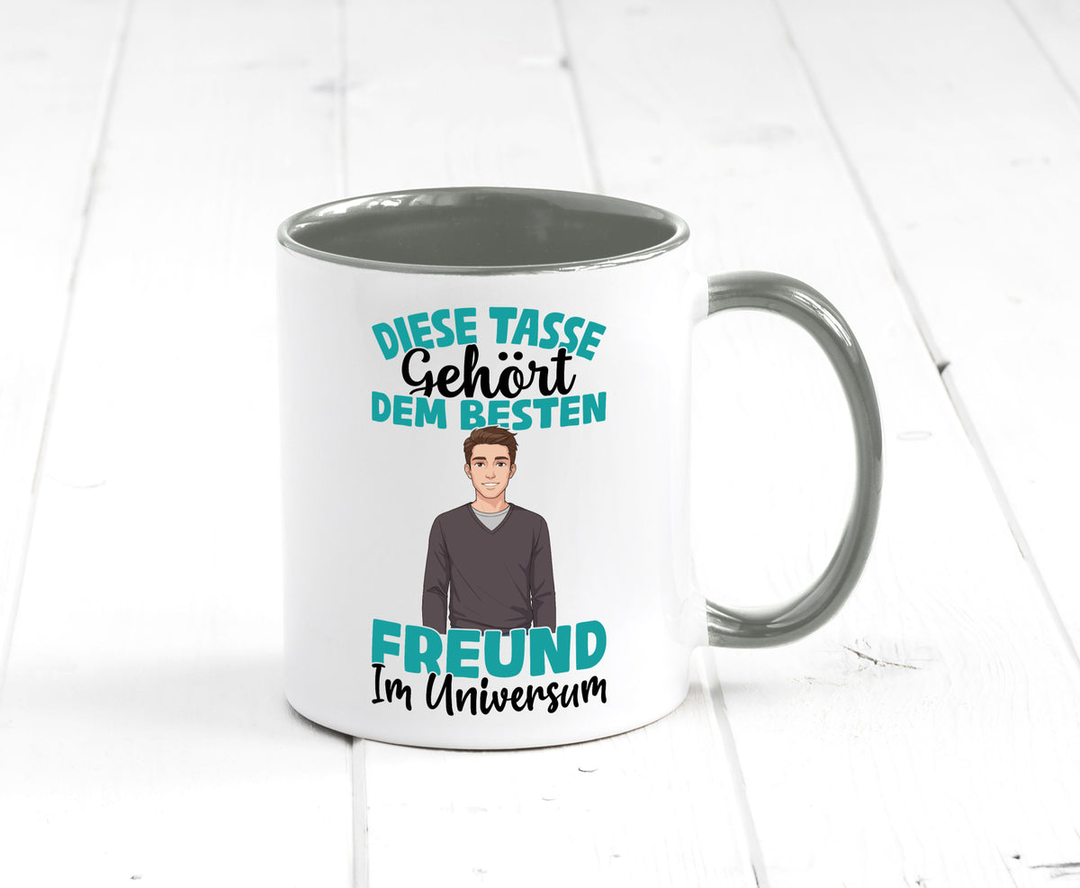 Im Universum: Freund | Beziehung Partner Liebe Geschenk Humor Geschenkidee Tasse