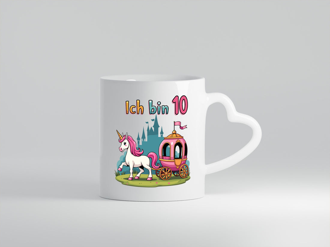 10. Geburtstag | Prinzessin in Kutsche Einhorn lustig Geschenkidee Geschenk