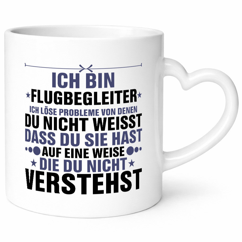Löse Probleme: Flugbegleiter | Steward Flughafen lustig Humor Geschenkidee