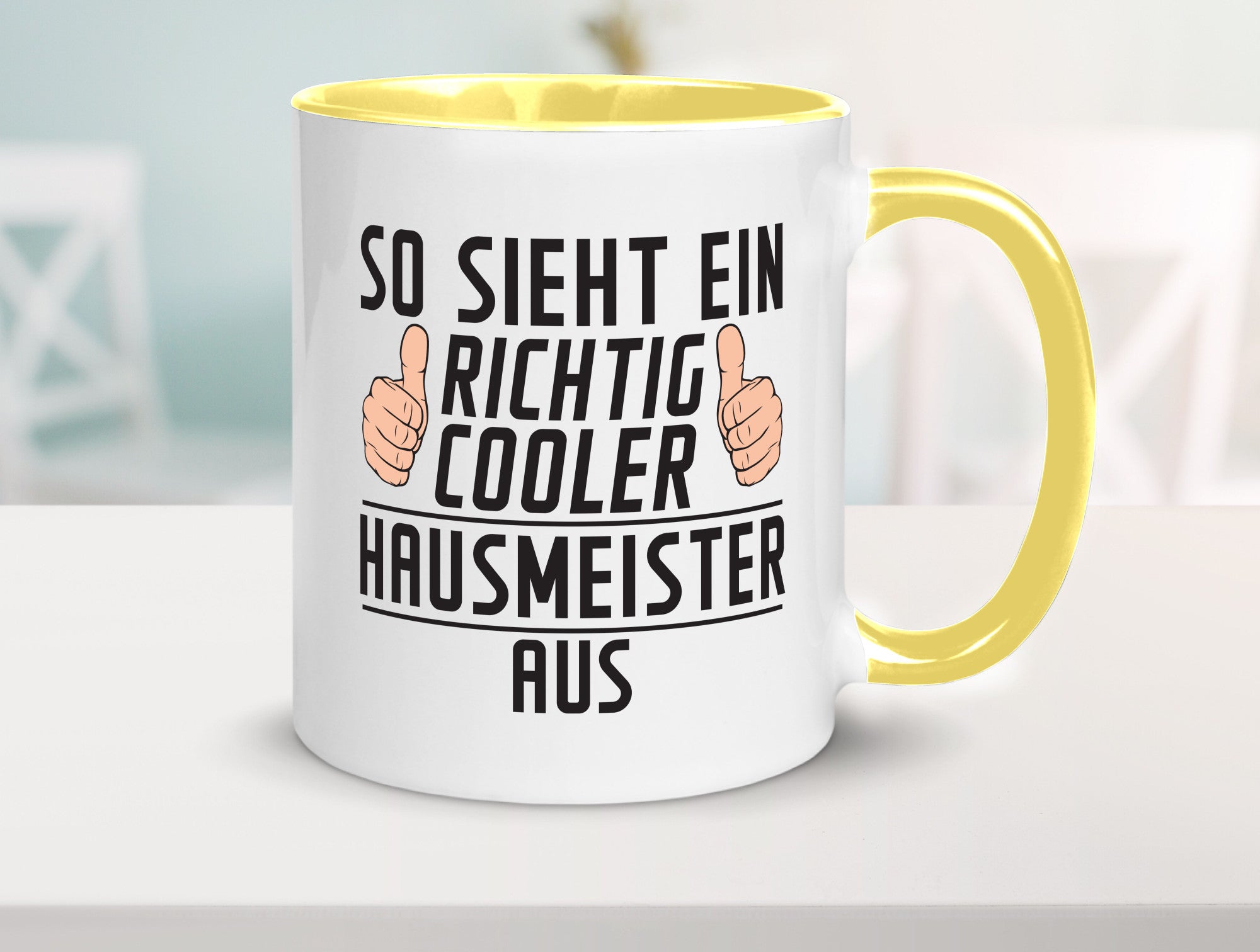 Richtig Cooler Hausmeister | Hauswart Geschenkidee Humor Tasse