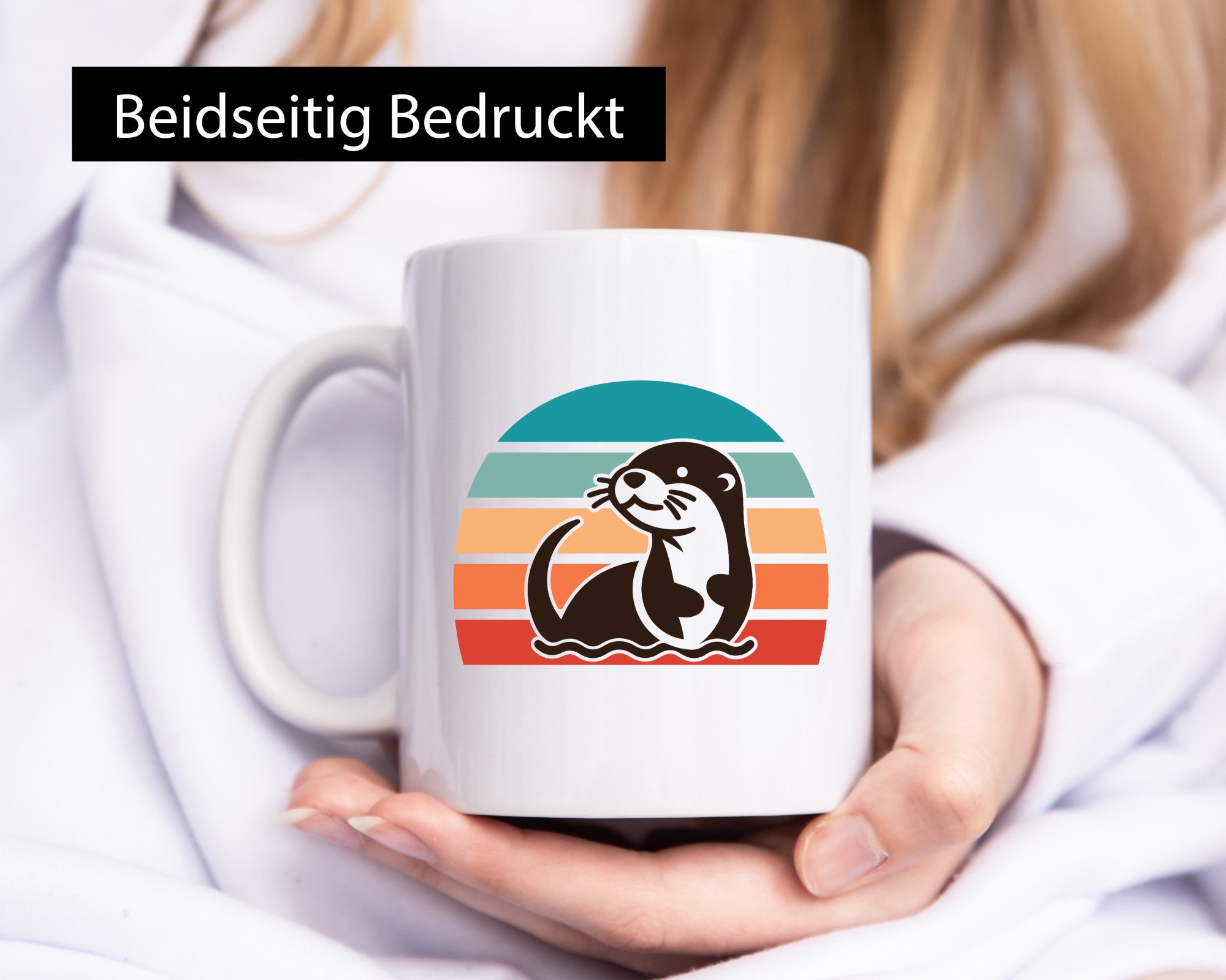 See Otter | Sunset Retro Vintage Natur lustiger Spruch Geschenk Humor