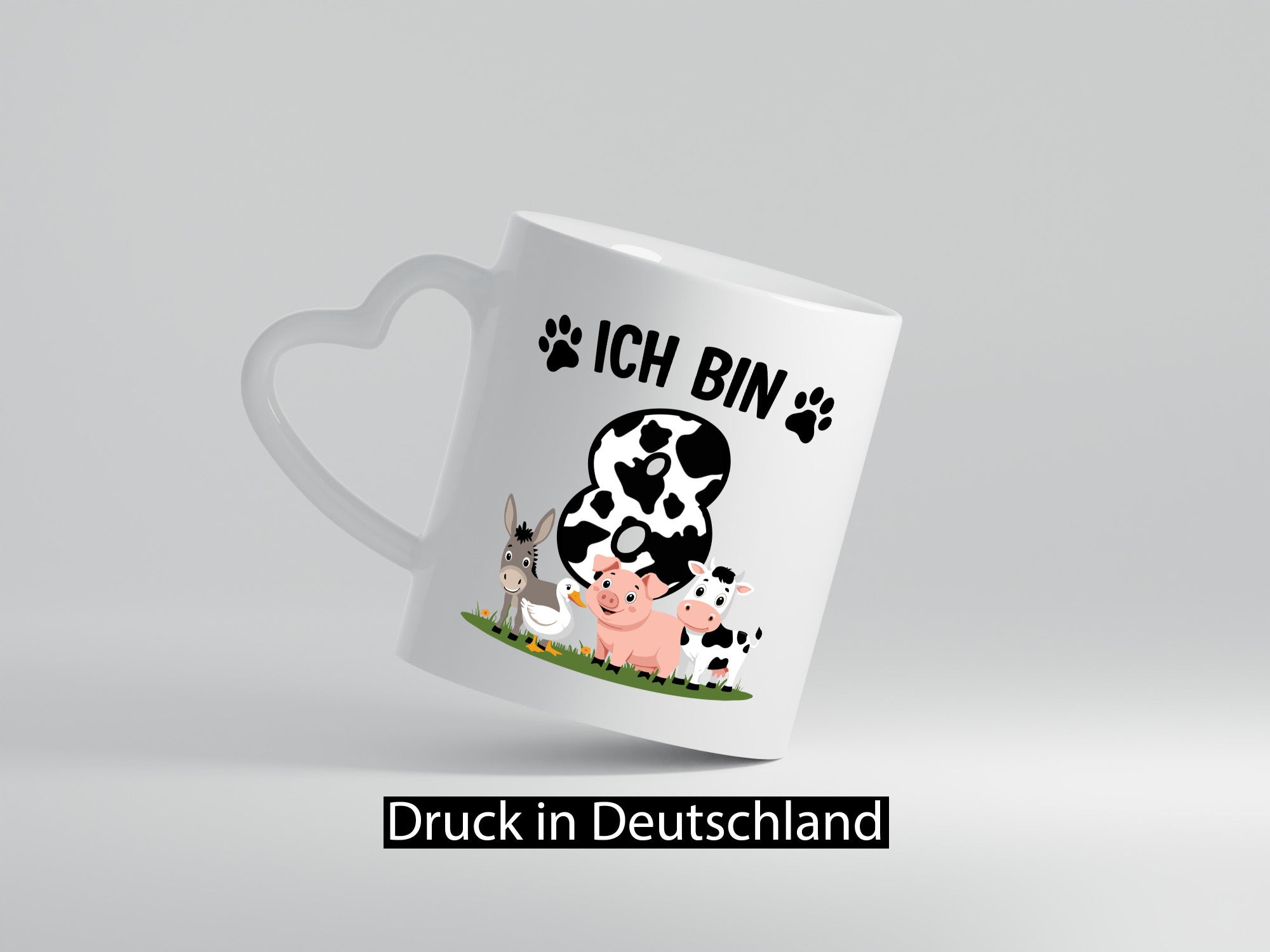 8 Geburtstag | Jahre Farmer Kind Geschenk Geschenkidee lustiger Spruch Tasse