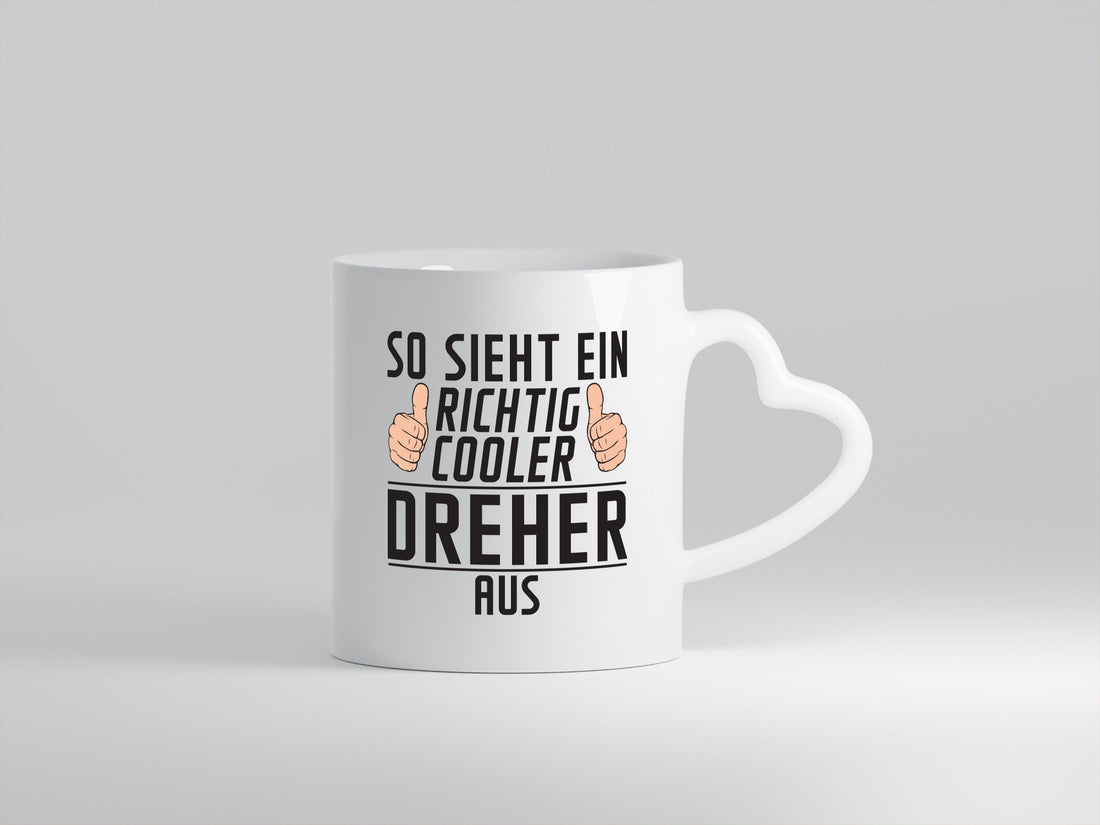 Richtig Cooler Dreher | Fräser Humor Geschenkidee Tasse