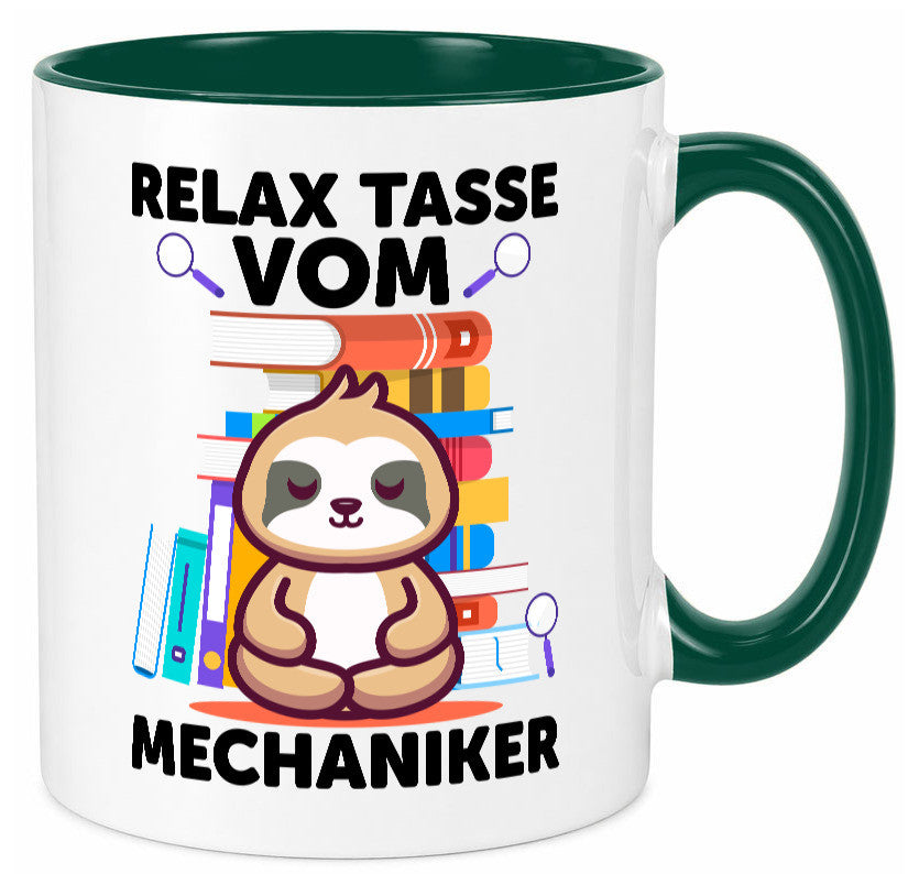 Relax Tasse: Mechaniker | KFZ Werkstatt lustig Humor Geschenkidee Geschenk Tasse