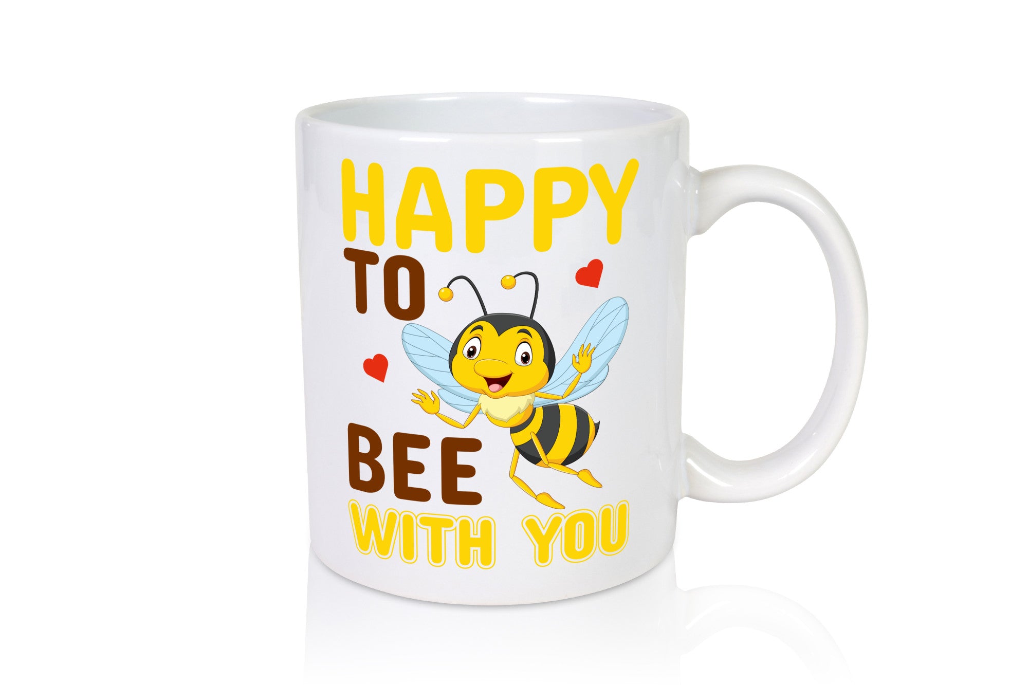 Happy Bee | Beziehung Tasse Freundschaft Bienen Humor Geschenkidee