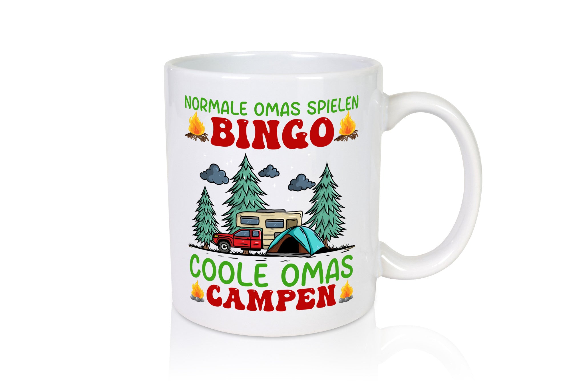 Normale Omas spielen Bingo Coole Campen Geschenkidee Familie Humor Tasse