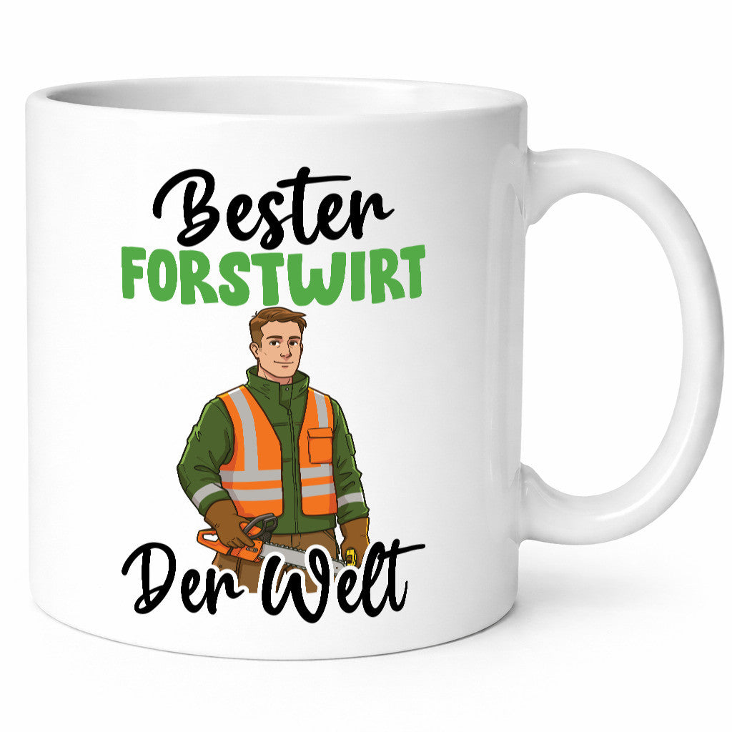 Bester Forstwirt | Waldarbeiter v2 Geschenk Arbeit Kollegen Büro lustiger