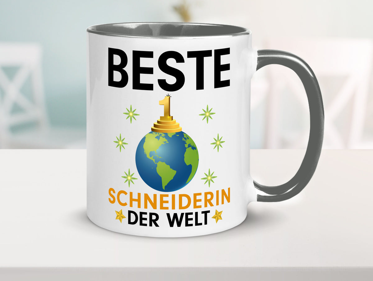 Welt Beste Schneiderin | Beruf Schneiderei lustiger Spruch Geschenk Arbeit Tasse