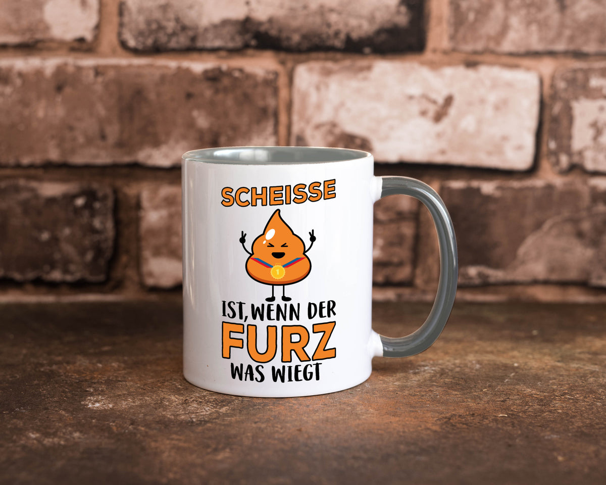 Scheisse ist lustiger Spruch Geschenk Humor Geschenkidee Tasse