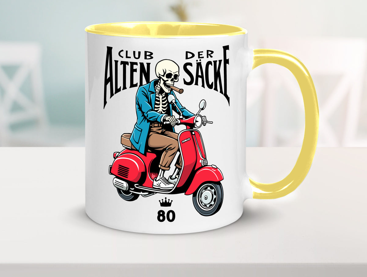 80. Geburtstag | 80 Jahre Club der alten Säcke v2 Humor Geschenkidee Tasse