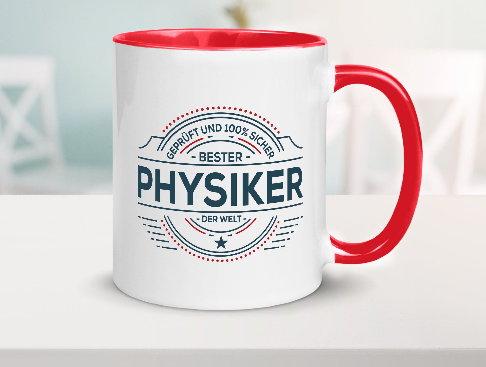 Geprüft und sicher: Physiker | Physik lustiger Spruch Geschenk Humor