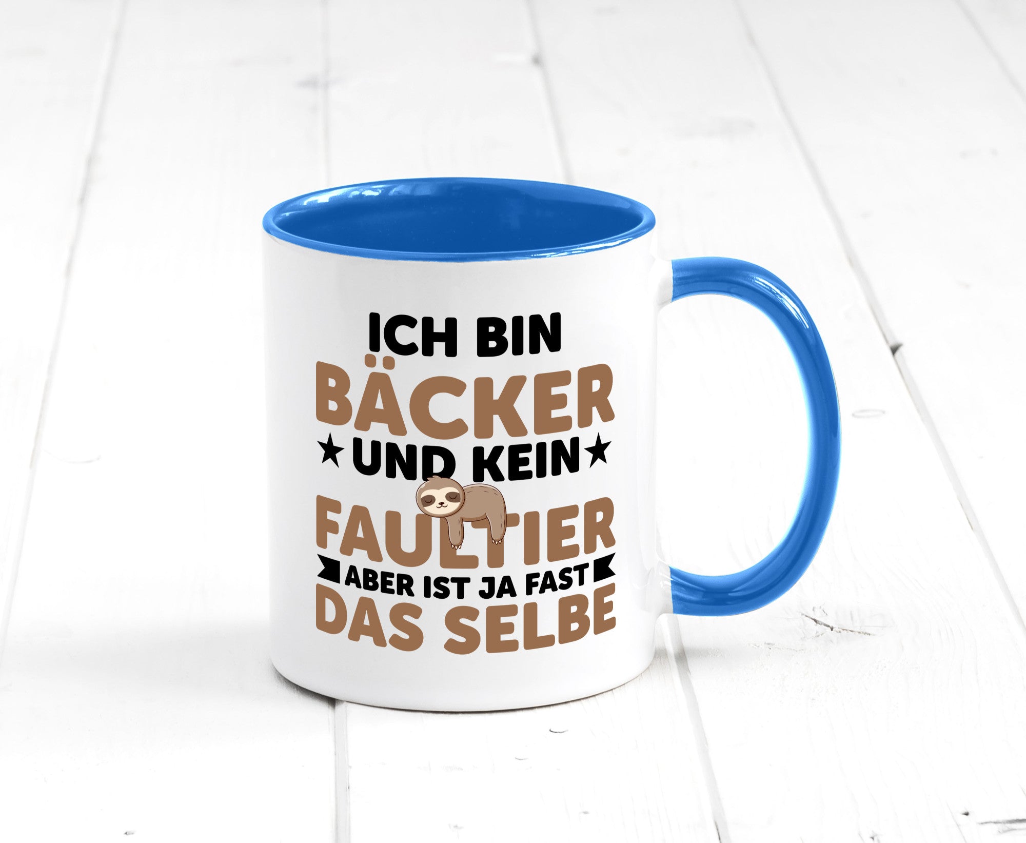 Ich bin kein Faultier: Bäcker | Bäckerei Backen Konditor Humor Tierliebhaber