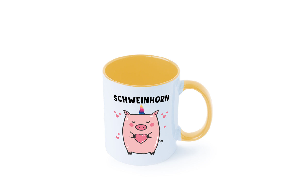 Schweinhorn lustig Humor Geschenkidee Geschenk Tasse