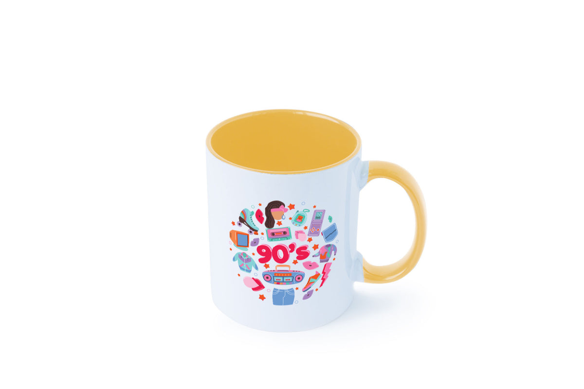 90er Jahre | Alte Zeit Nostalgie Humor Geschenkidee Tasse