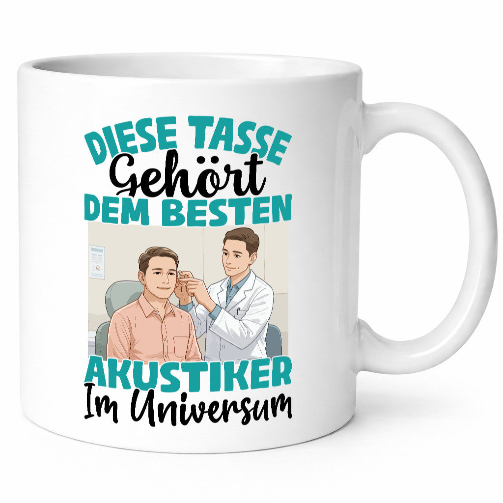 Im Universum: Akustiker | Akustik Hörgeräteakustik Geschenk Humor Geschenkidee